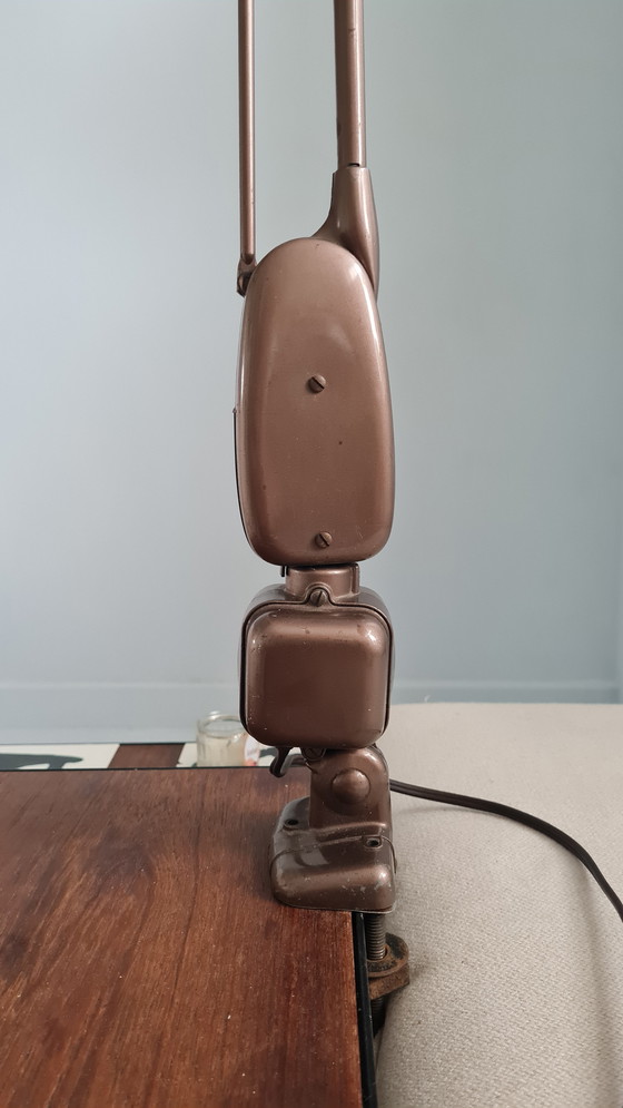 Image 1 of Dazor bronzefarbene Industrie-Arbeitsleuchte UL-2134