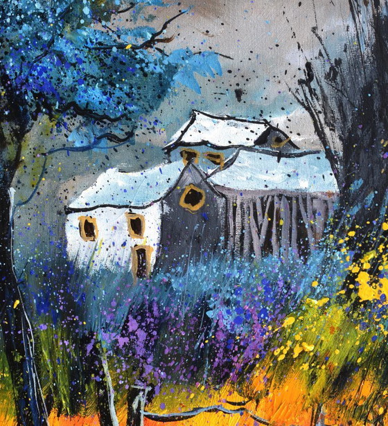 Houses in the Wood – Paintings & Drawings, Canvas (photo 3 of 5)