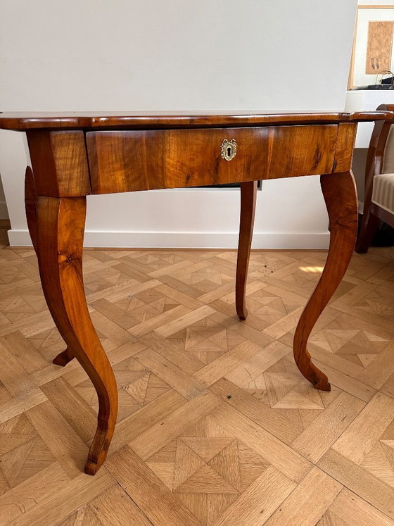 Biedermeier Table – Wood, Brass (photo 10 of 16)