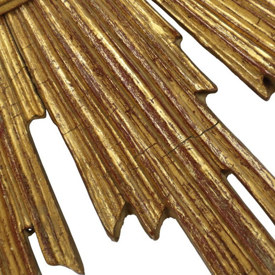 Image 1 of Espejo solar Deknudt Sunburst con detalles en pan de oro