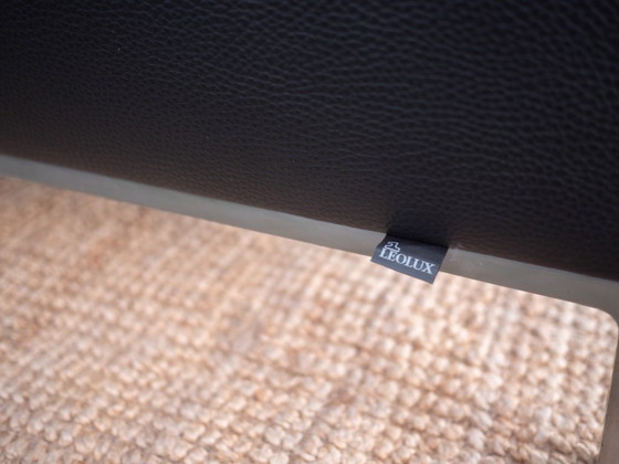 Image 1 of Leolux Felizia | 3-seater leather designer sofa | Black