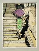 Lithographie américaine vintage - Scott Neary - Vénus ascendante