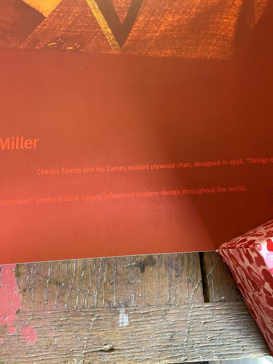 Herman Miller Charles Eames 500 Art Poster 2002 Edlefson – Wall decoration, Paper (photo 16 of 18)