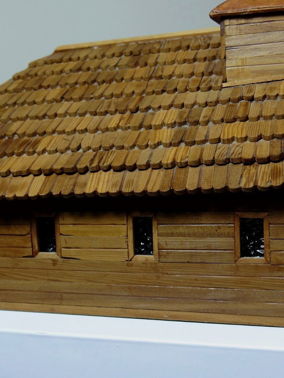 Image 1 of Modelo de iglesia de madera antigua de los años 50-70 "Iglesia Nercón Chiloé Chile"