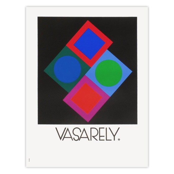 Image 1 of Victor VASARELY Expo 70 - Vasarely Vision Nouvelle Affiche 1970
