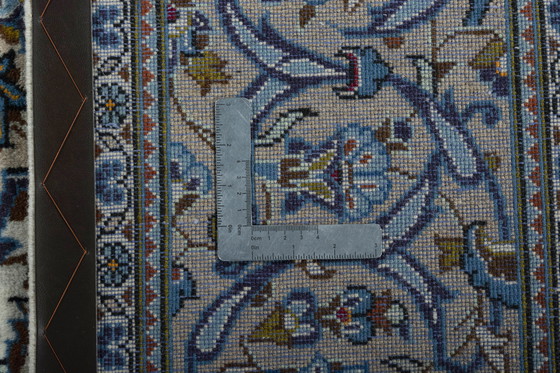 Image 1 of Handgeknoopt Kashan kurk - 317 x 195 cm - Beige