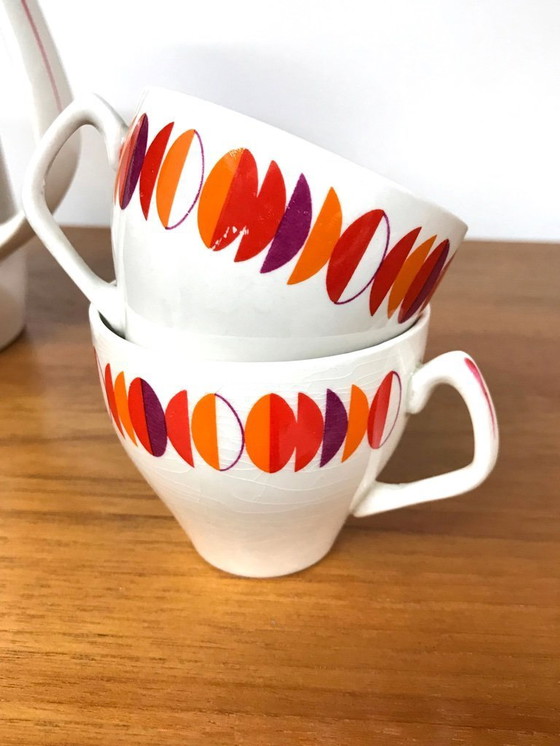 Image 1 of Vintage coffee set 'Eclipse' Empire Porcelain Pottery 1960s