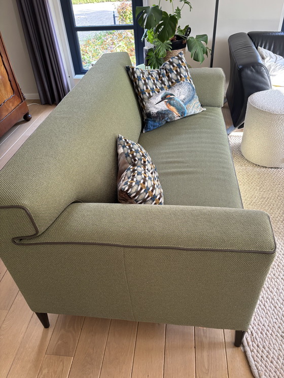 Image 1 of Pode bank leolux olijfgroen 