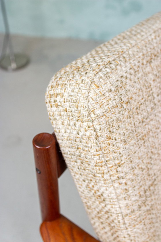 Image 1 of Fauteuil Grete Jalk, fauteuil facile, teck vintage, France et fils