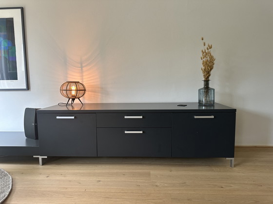 Poliform Sintesi Design Credenza / Mobile TV – Carlo Colombo – Credenze, Aluminium, Wood (photo 7 of 7)