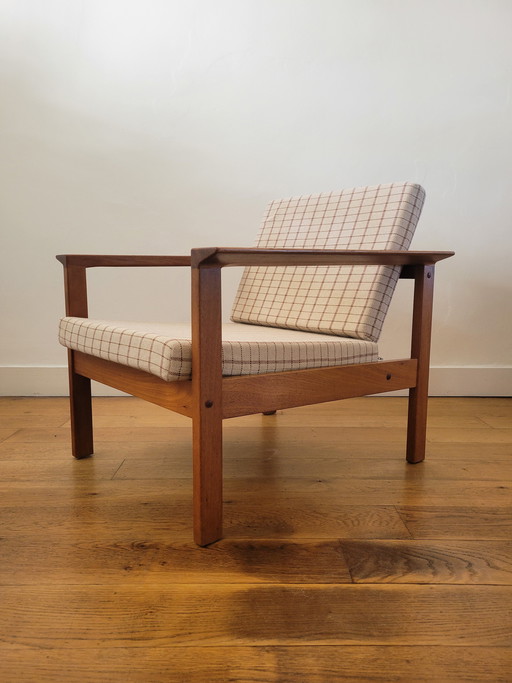 Vintage Danish Armchairs in Teak, 1970