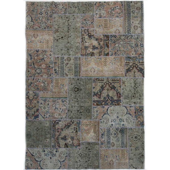 Image 1 of Persian rug patchwork carpet 240x170