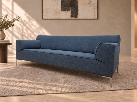 New Upholstered Design in Stock Bloq 3-Seater, Blue, Design on Stock, 3-5 seaters, Other, Metal (photo 2 of 10)