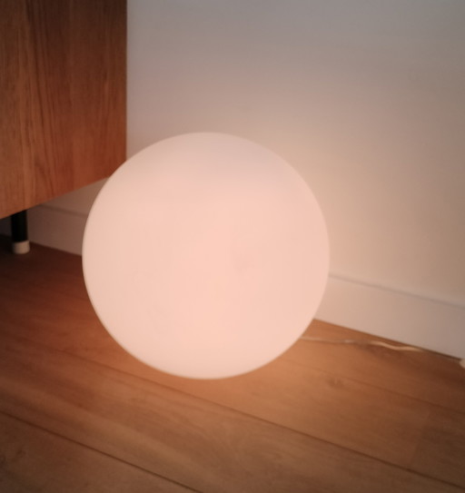 Design Large Ball Lamp, Floor Lamp, Table Lamp by Ilu, Di Vetro