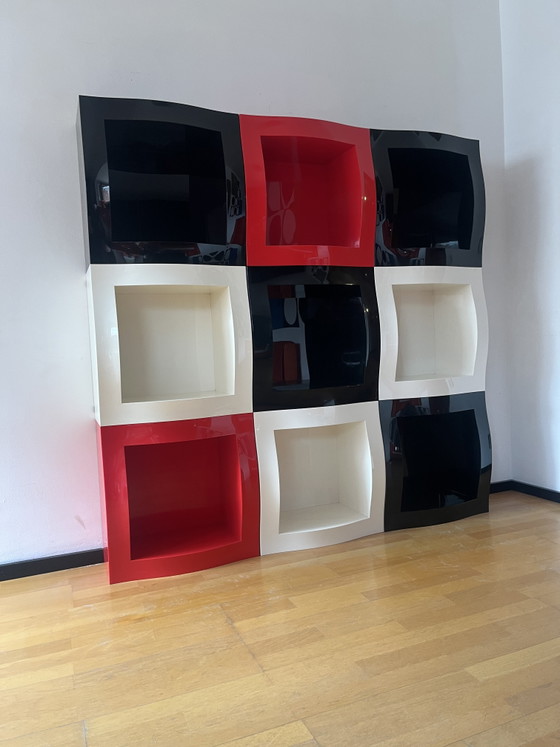 Magis Boogie Woogie Scaffale Set 9 pezzi chiuso Stefano Giovannoni – Librerie, Plastic (photo 5 of 10)