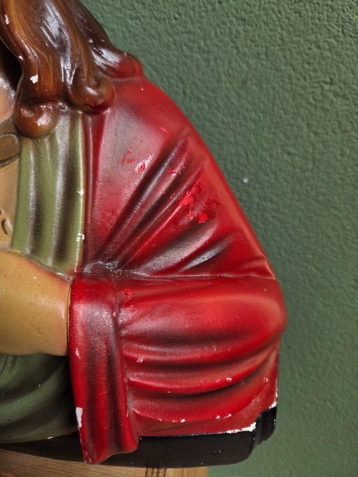 Busto di Gesù in gesso del Sacro Cuore