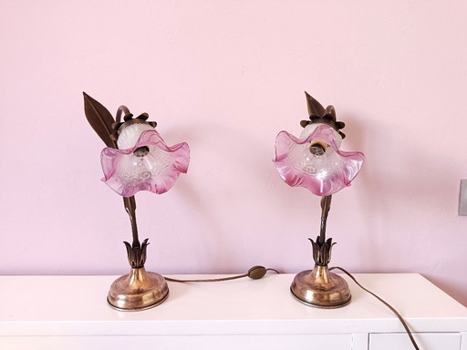 Pair of vintage table lamps