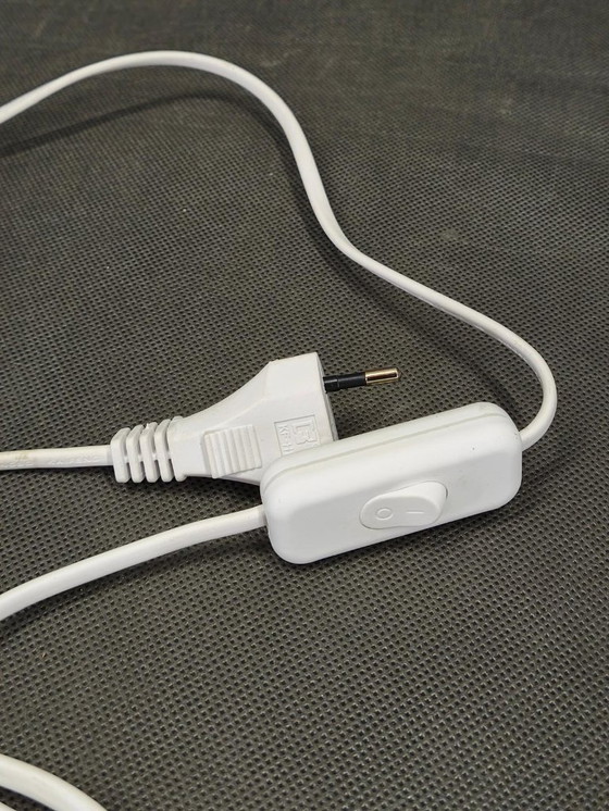 Image 1 of Zukov Czech Space Age Table Lamp, Brass and White Metal, 1970s