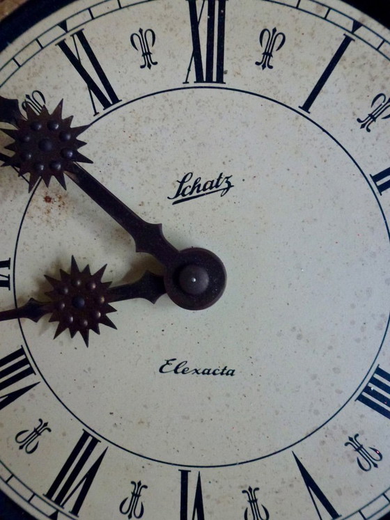 Image 1 of A vintage Schatz Elexacta sundial from the 1960s.