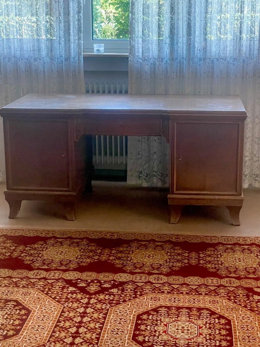 Art Deco desk with chinoiserie elements