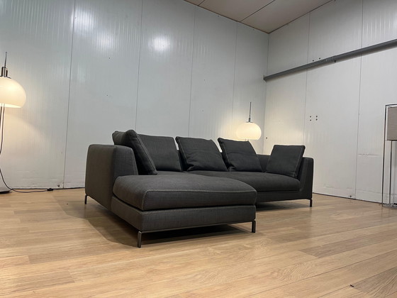 Image 1 of B&B Italia Ray Corner Sofa Anthracite + Optional Carpet