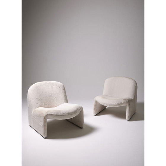 Image 1 of Pair of vintage Alky armchairs by Giancarlo Piretti for Artifort, Italy 1970