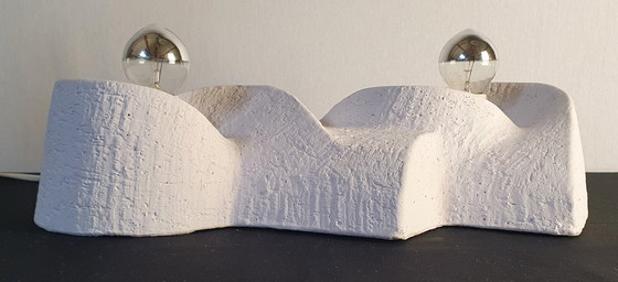 Image 1 of Ceramic brutalist lamp from the 70s