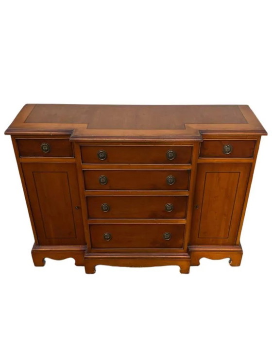 Image 1 of Small English Empire style sideboard/server/buffet