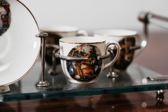 Image 1 of Luxe design koffieset van Jean Haviland uit de jaren 70, vintage model.