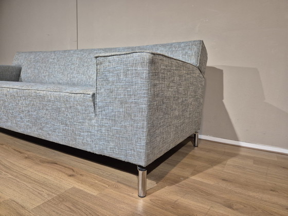 Image 1 of Jame Saar - 3 Seater Sofa - Turquoise - Fabric - Design