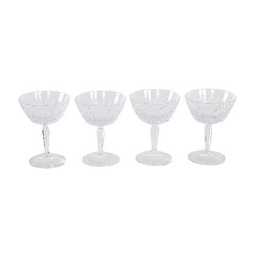 Set of four glasses, Danish design, 1970s, manufactured in Denmark