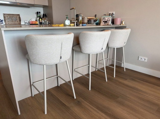 Set de 3 taburetes de bar/sillas modernos