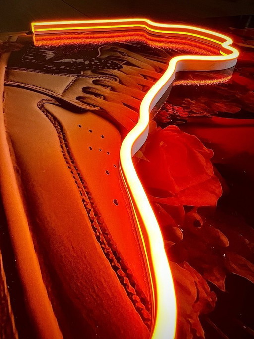 Jordan Flowers Buquet Led Wall Art - LEDMansion