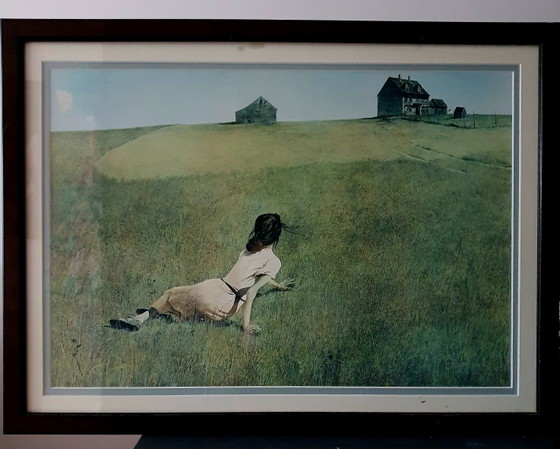Andrew Wyeth "Christina's World" 1948 – Paintings & Drawings, Glass, Paper (photo 6 of 9)