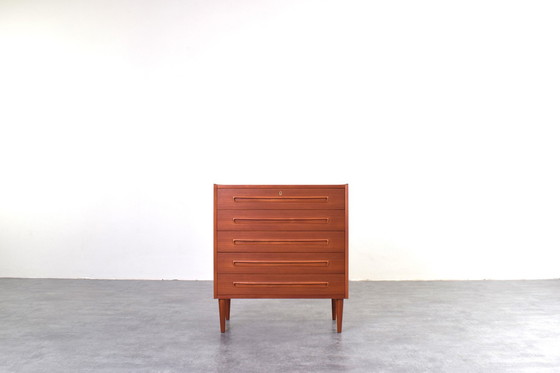 Image 1 of Mid-Century Danish Teak Chest of Drawers, 1960s