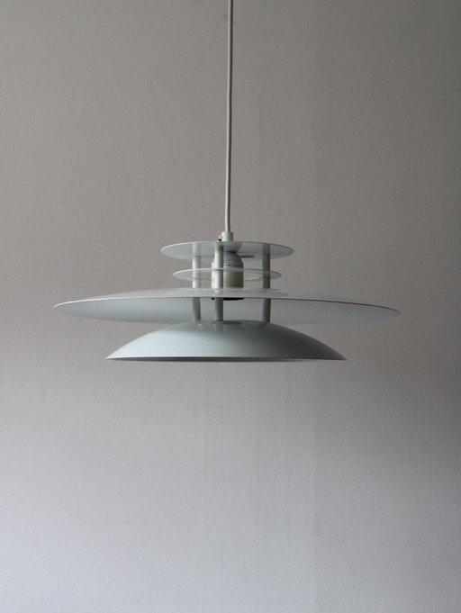 Vintage Deense hanglamp met schalen door Bilka