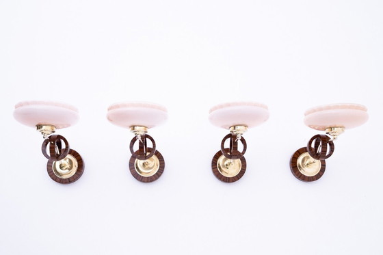 Image 1 of Lampade da parete Art Déco, anni '50, Polonia