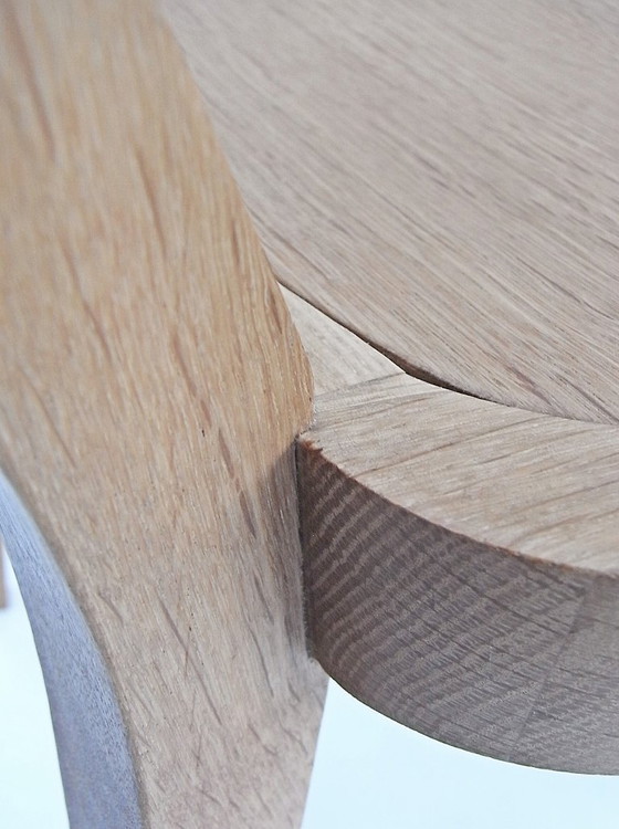 Image 1 of Giulio & Giulia, set di 2 sedie di Lambert Home, in rovere naturale, pezzi unici!!