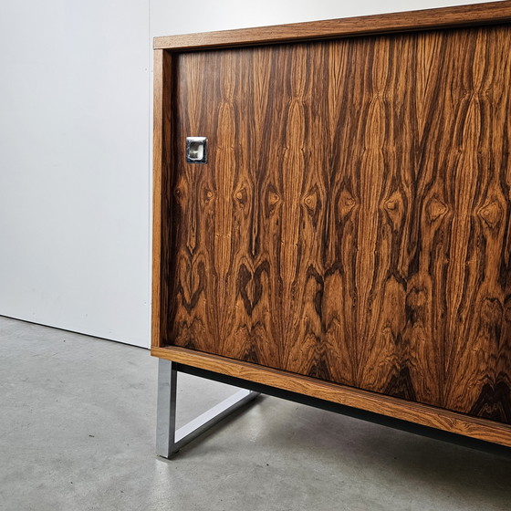 Image 1 of Credenza vintage con ante scorrevoli, palissandro