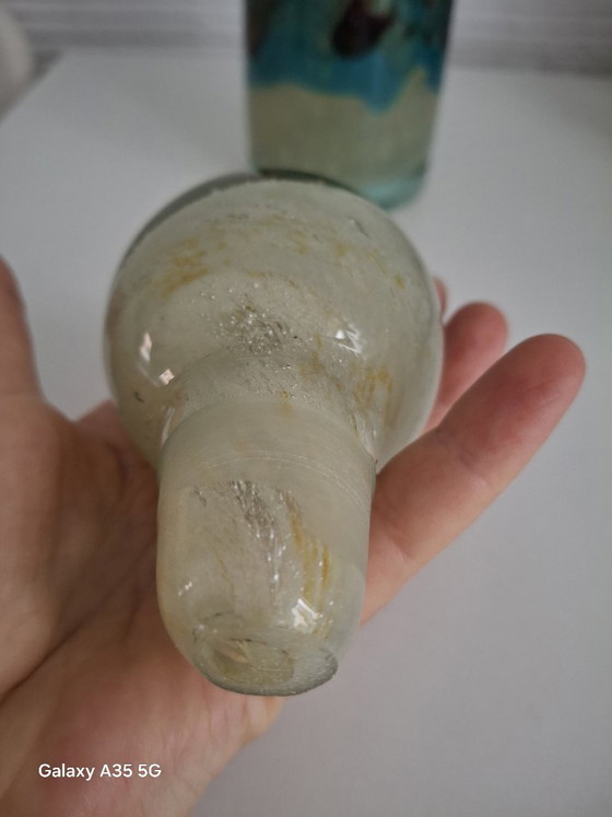 Vintage Mdina Glass Decanter / Bottle with Large Ball Stopper, Malta 1970s – Glass & Decanter (photo 6 of 10)