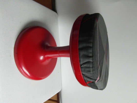 Friedriech Stuckenbroker Space Age Stool – Friedrich Stuckenbröker, Plastic, Textile (photo 10 of 10)