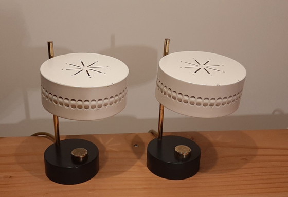 Image 1 of Deux lampes de table M.Matégot