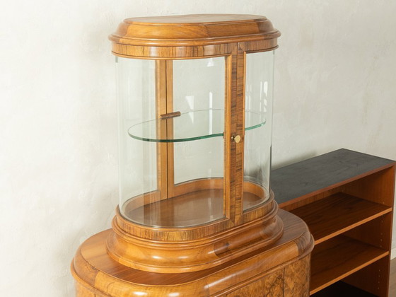 Image 1 of Vintage Art Deco vitrinekast uit de jaren 1930