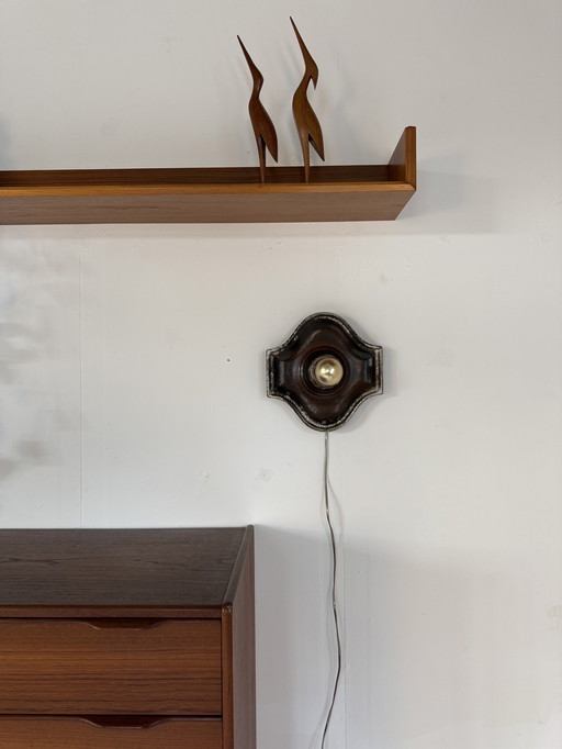 Vintage ceramic wall lamp, Hustadt Leuchten '60