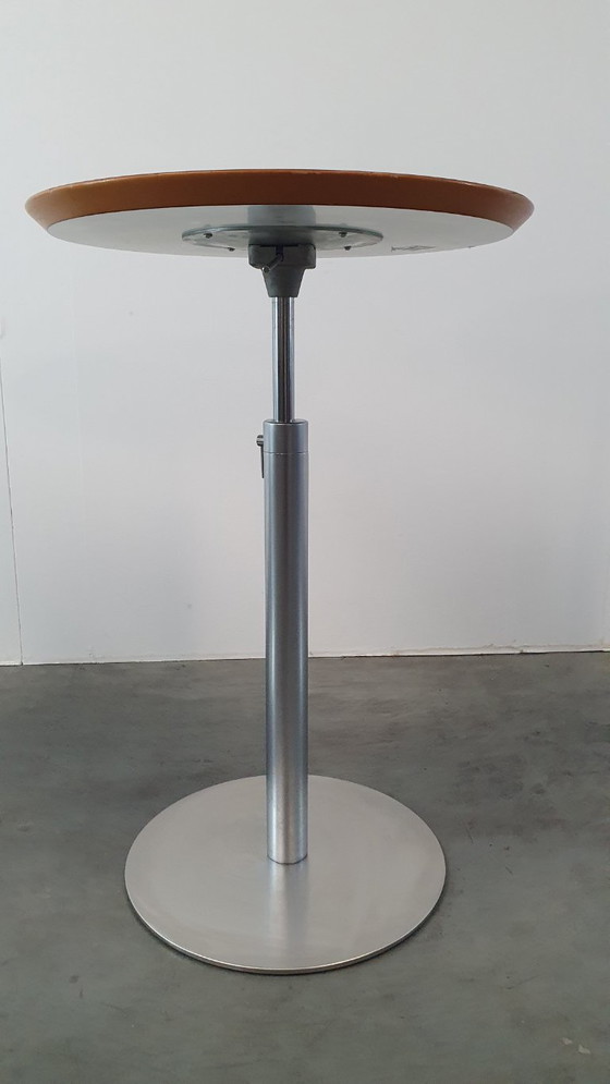 Image 1 of Lapalma lem Brio design tafel en statafel eik bartafel 75cm -102cm