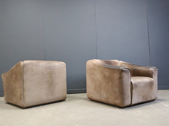 Image 1 of Pair of DS47 armchairs, 1960s 