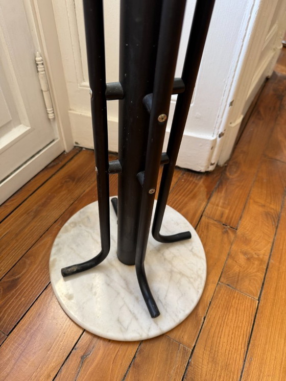 Image 1 of Metallgarderobe mit 12 Haken – 1970er Jahre