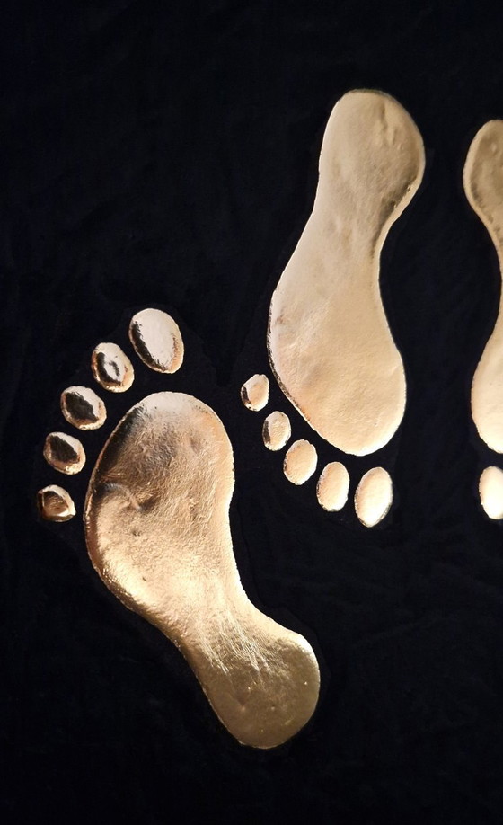 Image 1 of Emoticon erotico in oro placcato oro 23kt in una cornice in edizione limitata