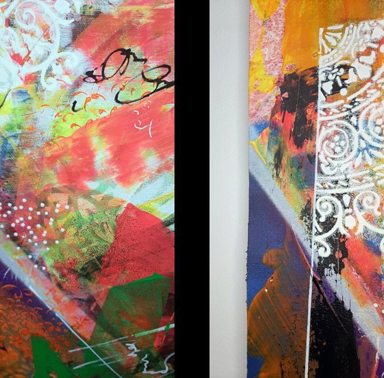 Image 1 of JUVENTUD - Pulso Cromático - Lienzo de artista