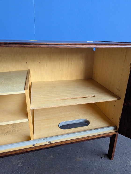 Image 1 of Meuble bar/plateau vinyle vintage danois - HG Furniture
